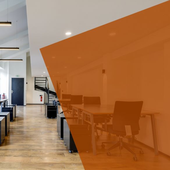 Adhésif transparent Rouge clair