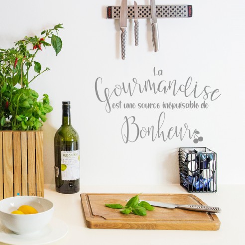 la gourmandise est une source inépuisable de bonheur