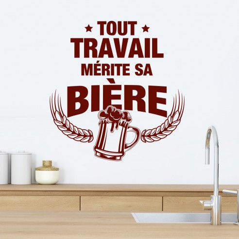 tout travail mérite sa bière