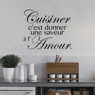Stickers cuisiner c'est... 2