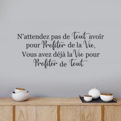 sticker mural citation