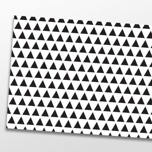 Kit 5 stickers motifs géométriques noir et blanc