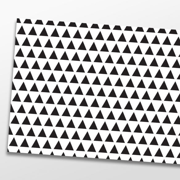 Kit 5 stickers motifs géométriques noir et blanc