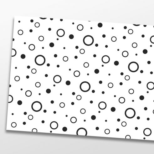 Kit 5 stickers motifs noir et blanc