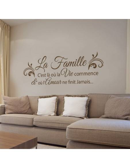 stickers citation famille