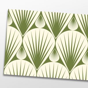 Kit 5 stickers vintage vert kaki 2