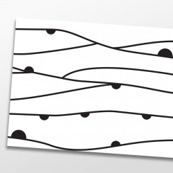 Kit 5 stickers motifs décoratifs contremarches d'escaliers