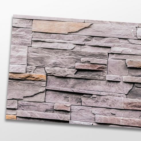 Kit 5 stickers brique de parement simili