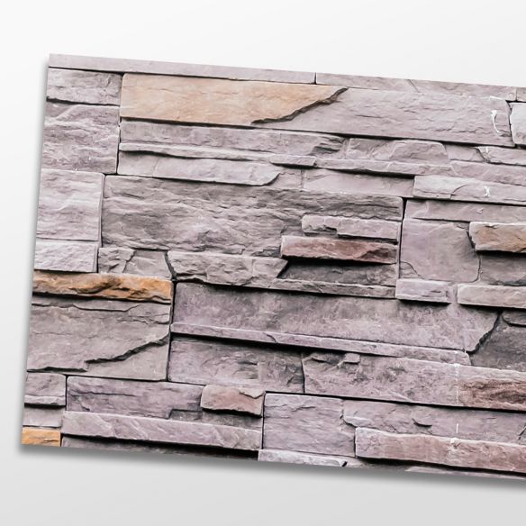 Kit 5 stickers brique de parement simili