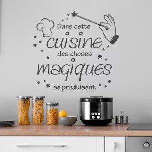 Sticker Texte Cuisine Personnalisé