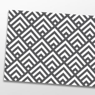 Kit 6 stickers géométrique gris foncé 2