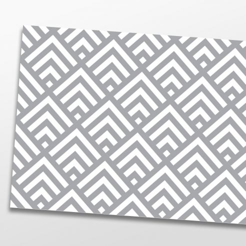 Kit 6 stickers géométrique gris