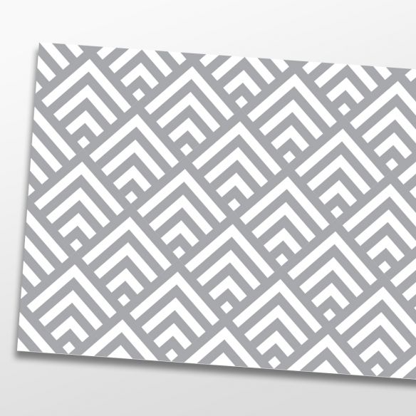 Kit 6 stickers géométrique gris