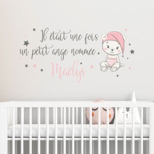 Sticker il était une fois un petit ange