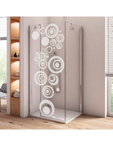 Kit stickers dépoli paroi de douche