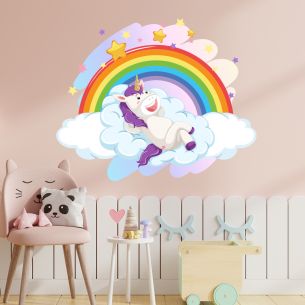 Sticker licorne féerique 2