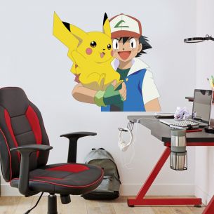 Stickers Sacha et Pikachu