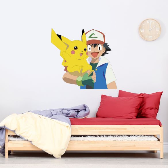 Stickers Sacha et Pikachu