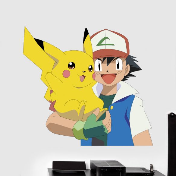 Stickers Sacha et Pikachu