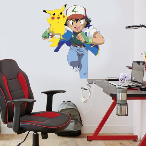 Stickers Sacha et Pikachu