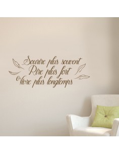 stickers muraux citation courte 2