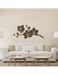 Sticker déco orchidée