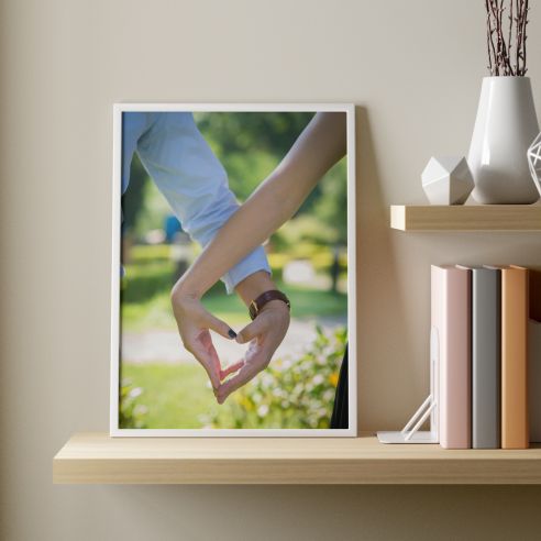 Main dans la main poster