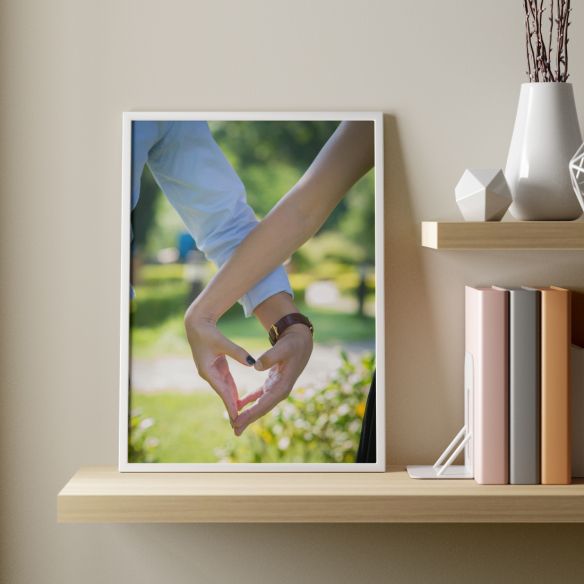 Main dans la main poster