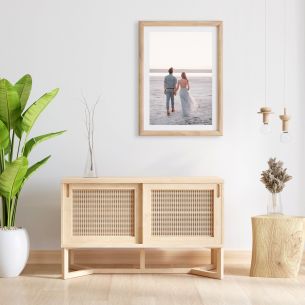 Couple sur la plage poster