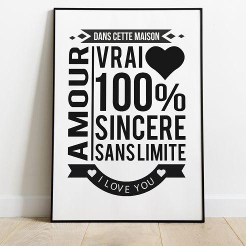 Dans cette maison poster