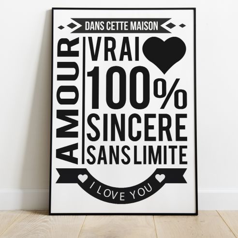Dans cette maison poster