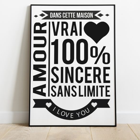 Dans cette maison poster