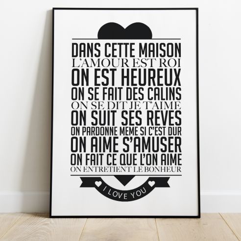 Arbre en fleurs poster