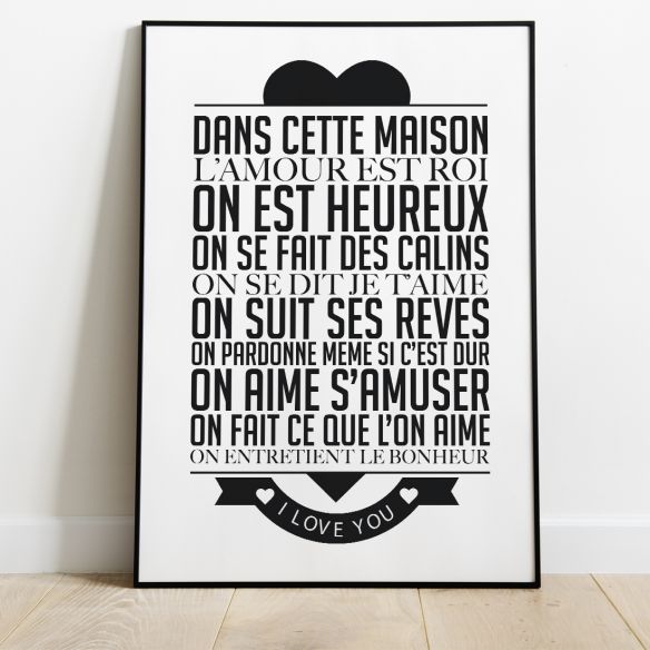 Arbre en fleurs poster