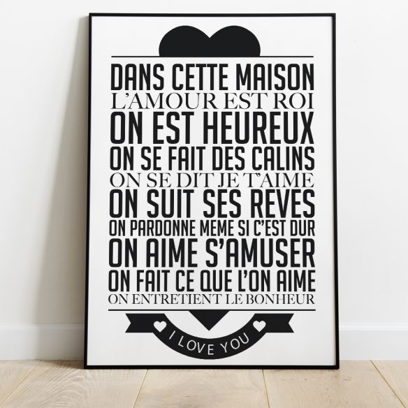 Arbre en fleurs poster