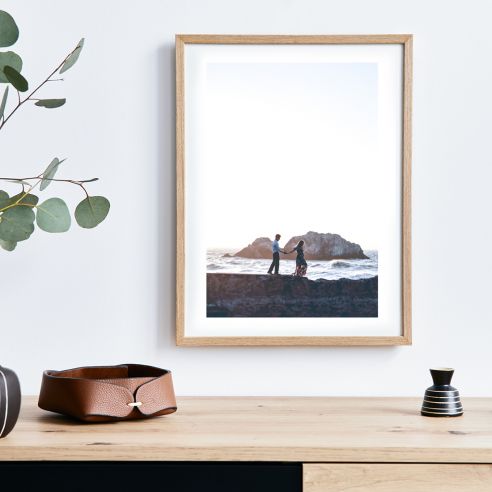 Couple qui s'embrasse poster