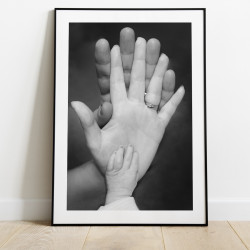 Main dans la main poster