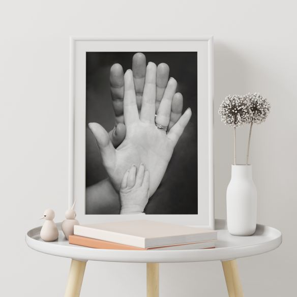 Main dans la main poster