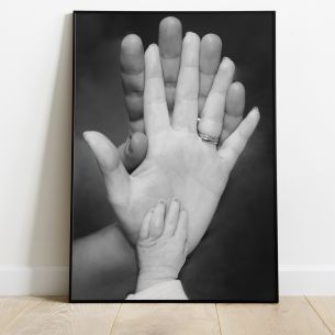 Main dans la main poster