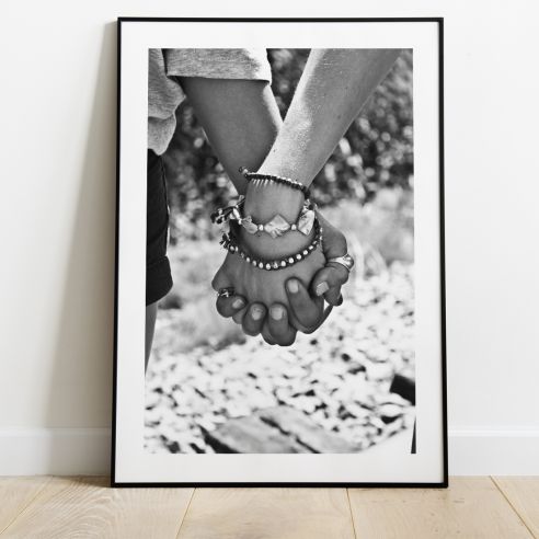 Main dans la main poster