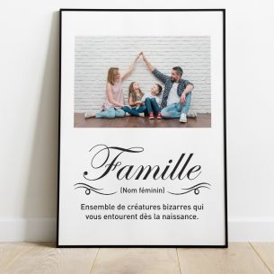 Poster famille personnalisé avec photo 2