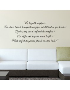 stickers La baguette magique