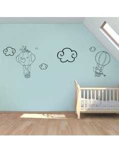 Kit stickers mural déco enfant