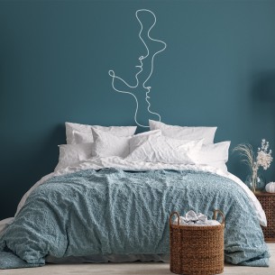 Sticker dessin au trait continu 2