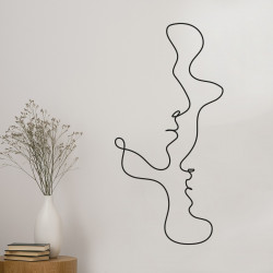 Sticker dessin au trait continu