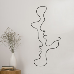 Sticker dessin au trait continu