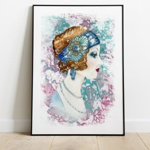 Portrait art déco poster 2