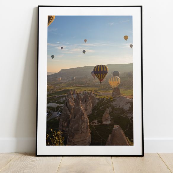 Poster montgolfière