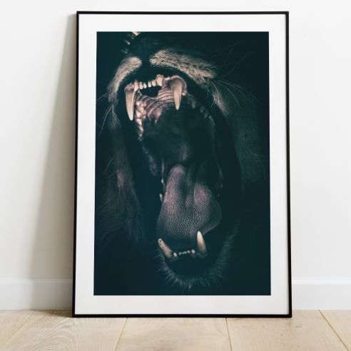 Lion sauvage poster