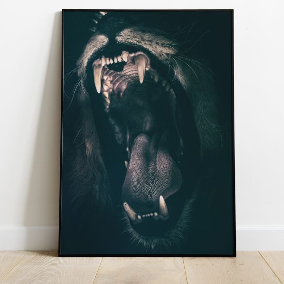 Lion sauvage poster